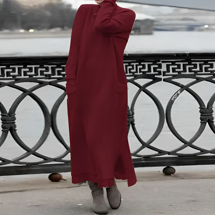 Carolyn | Cozy Knit Maxi Dress