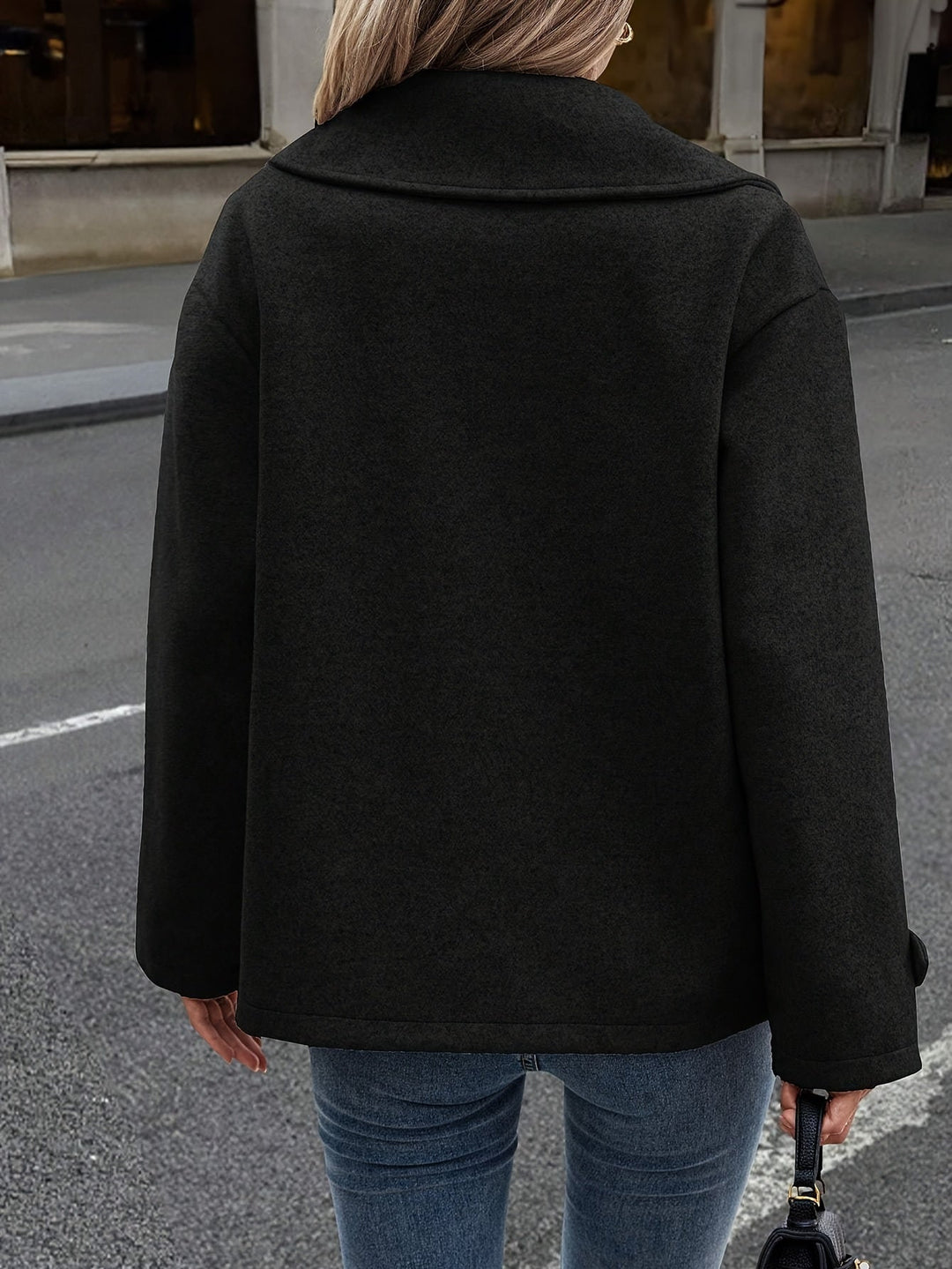 Elise | Stylish Double-Breasted Jacket with Button Details