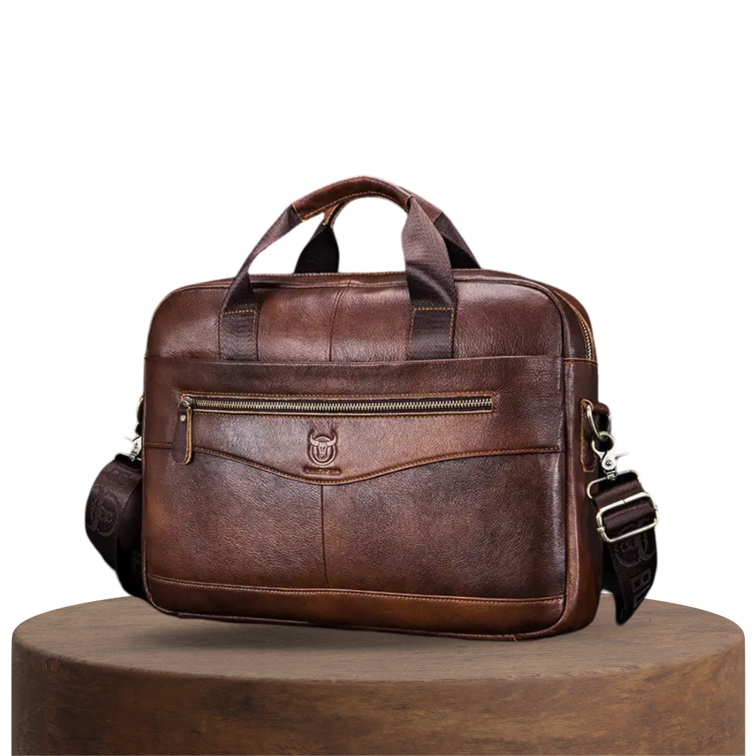 Clayton's Classic Leather Briefcase