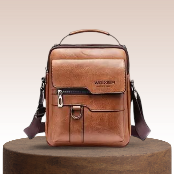 Corwin | modern leather messenger bag
