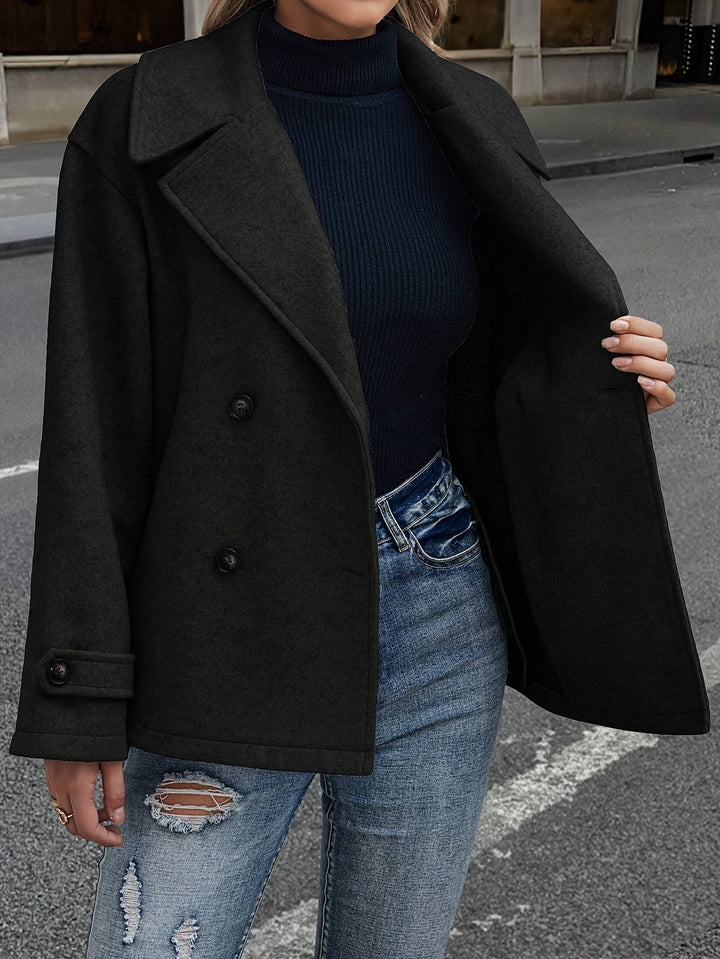 Elise | Stylish Double-Breasted Jacket with Button Details