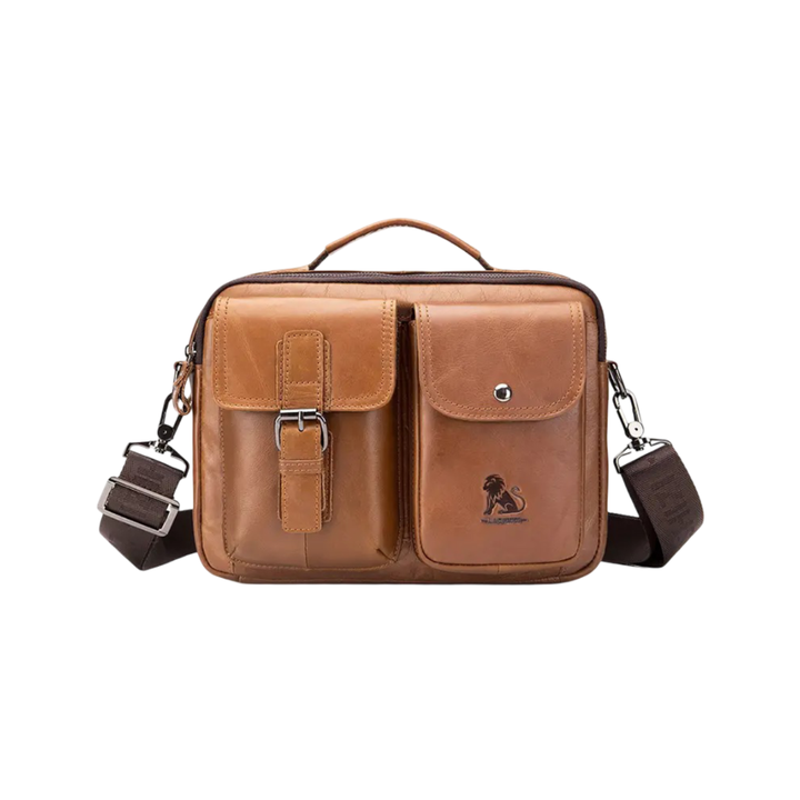 Denise's Classic Leather Shoulder Bag