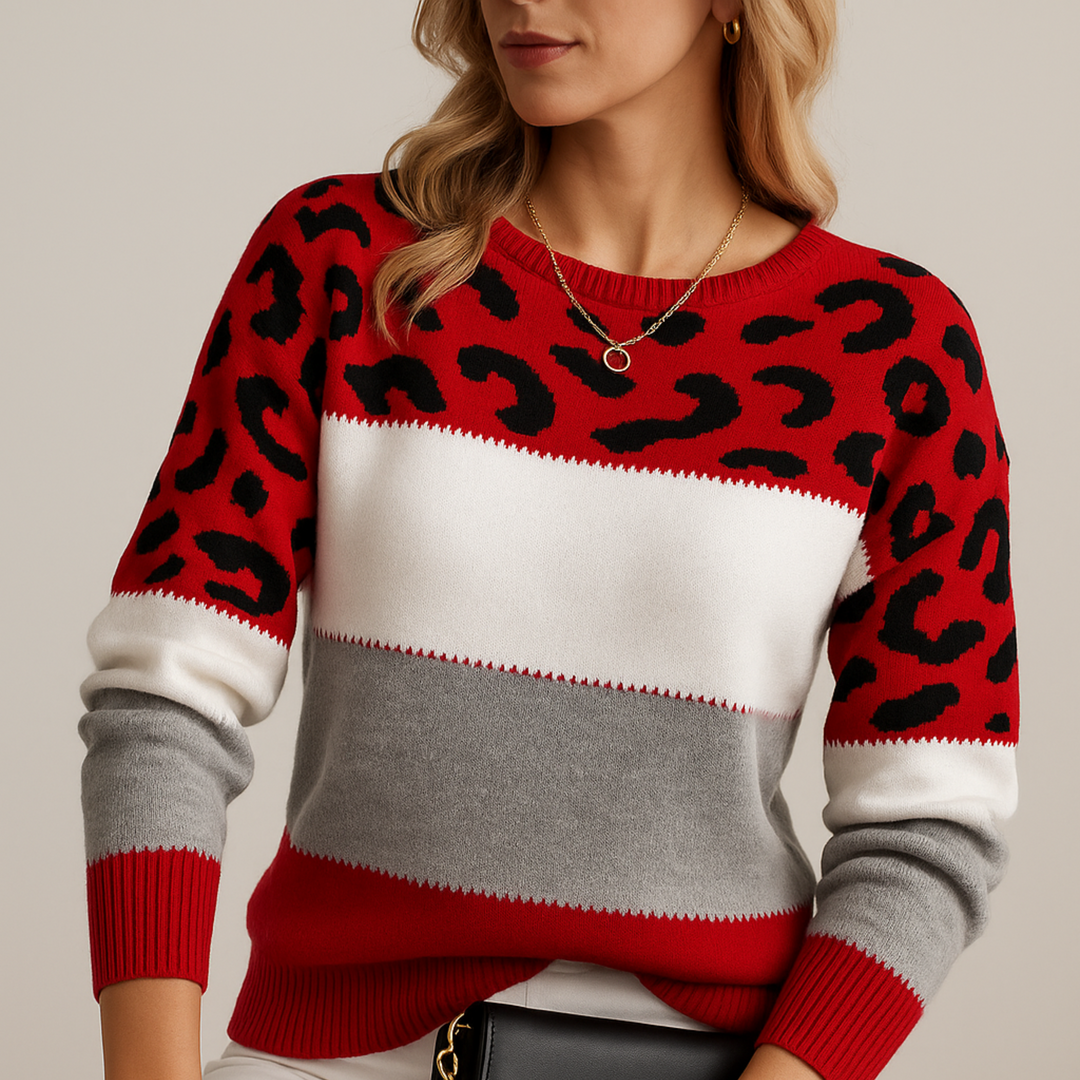 Maison Valmont™ | Leopard Elegance Sweater