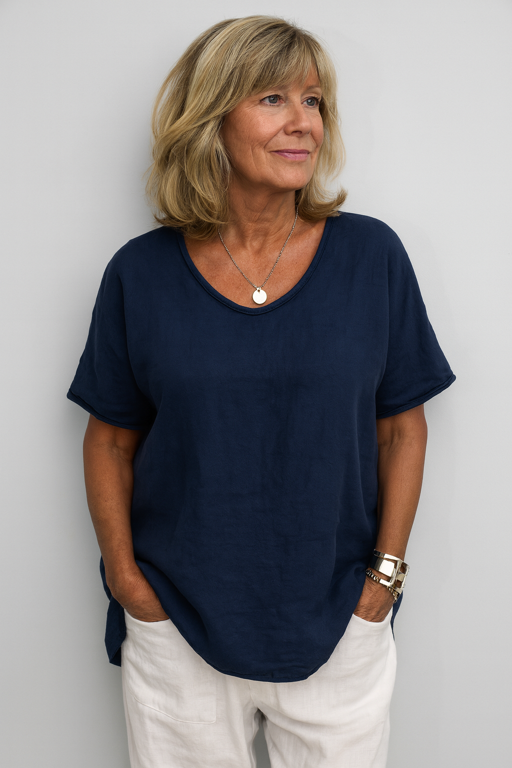 Hallie | Soft Drape Everyday Top – Confidence Without Compromise