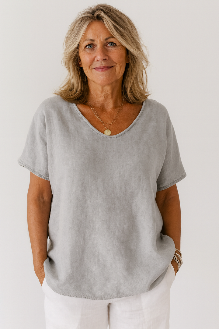 Hallie | Soft Drape Everyday Top – Confidence Without Compromise