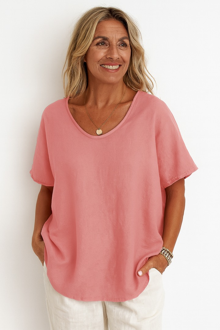 Hallie | Soft Drape Everyday Top – Confidence Without Compromise
