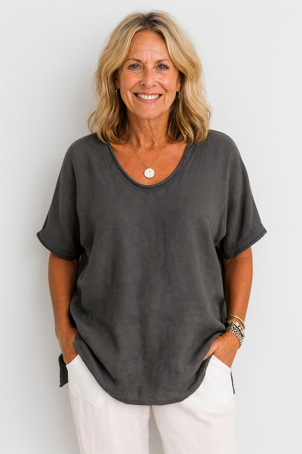 Hallie | Soft Drape Everyday Top – Confidence Without Compromise