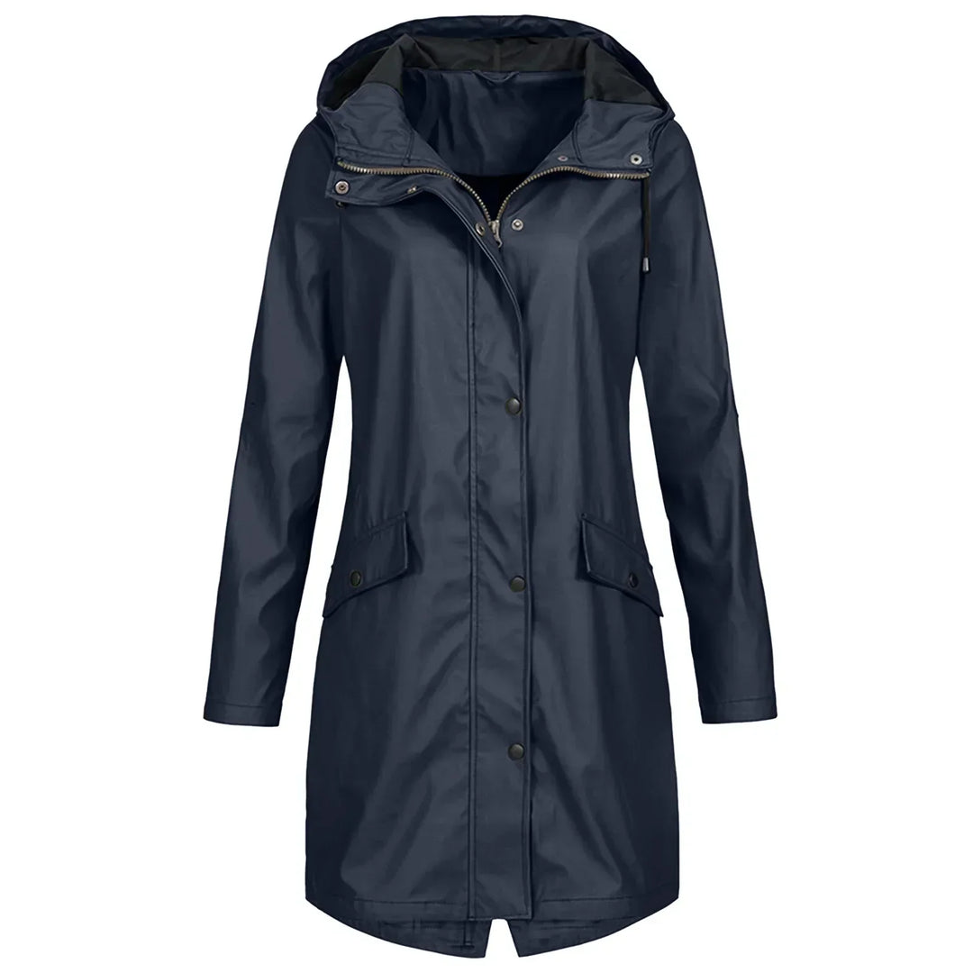 Lina | Windproof Hooded Raincoat