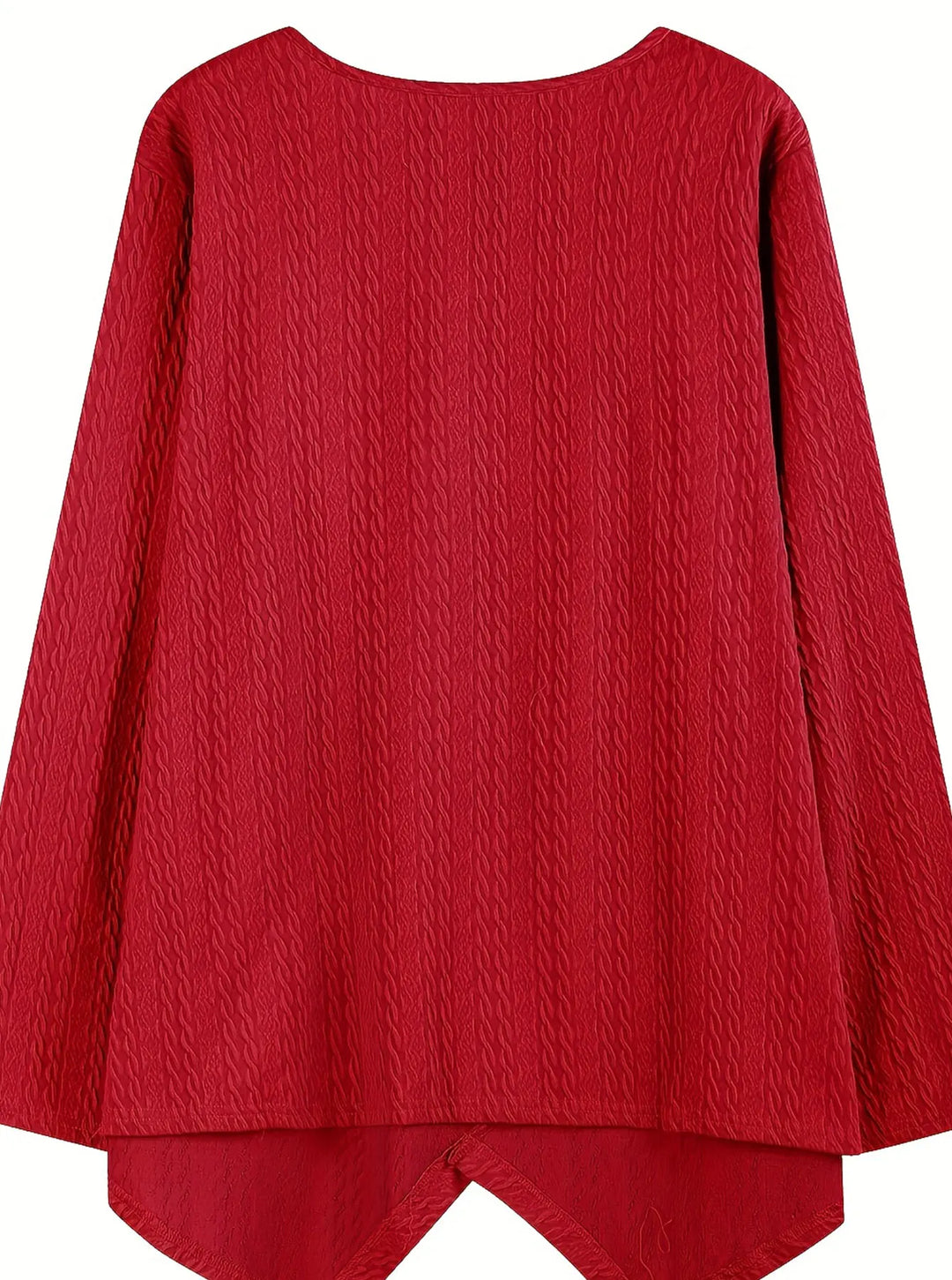 Genevieve | Cozy Knit Asymmetrical Top