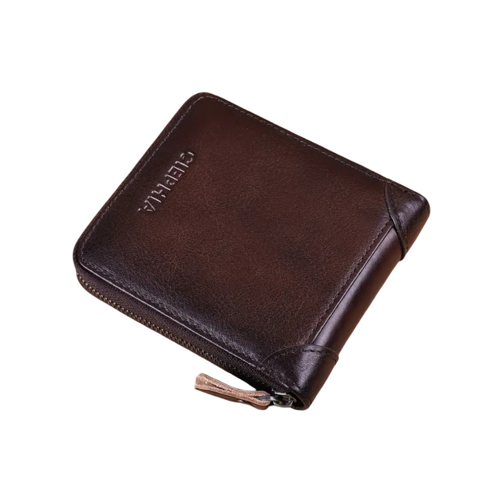 Jefrey | vintage two-piece RFID-protected leather wallet
