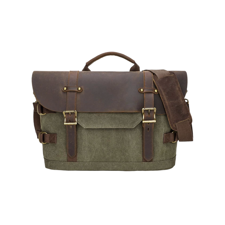 David | Durable Classic Leather Messenger Bag