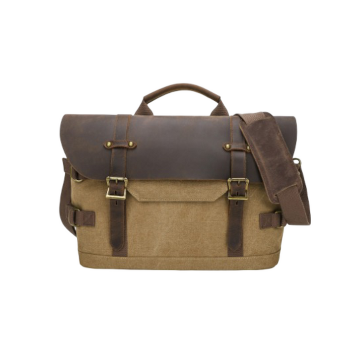 David | Durable Classic Leather Messenger Bag