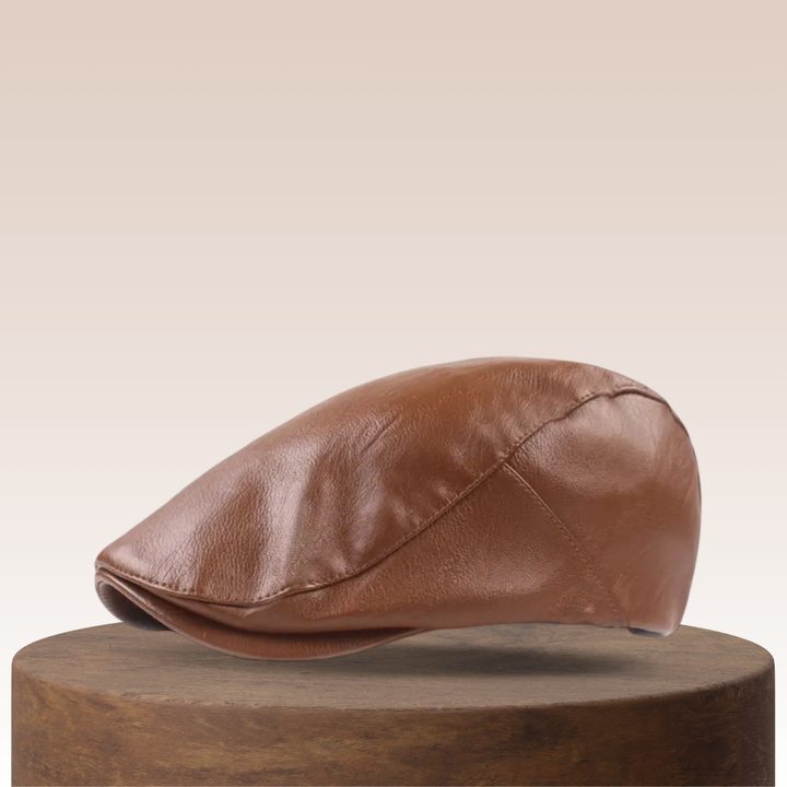 Alaric | Vintage-style leather cap