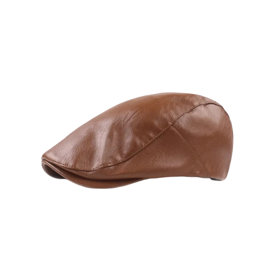 Alaric | Vintage-style leather cap