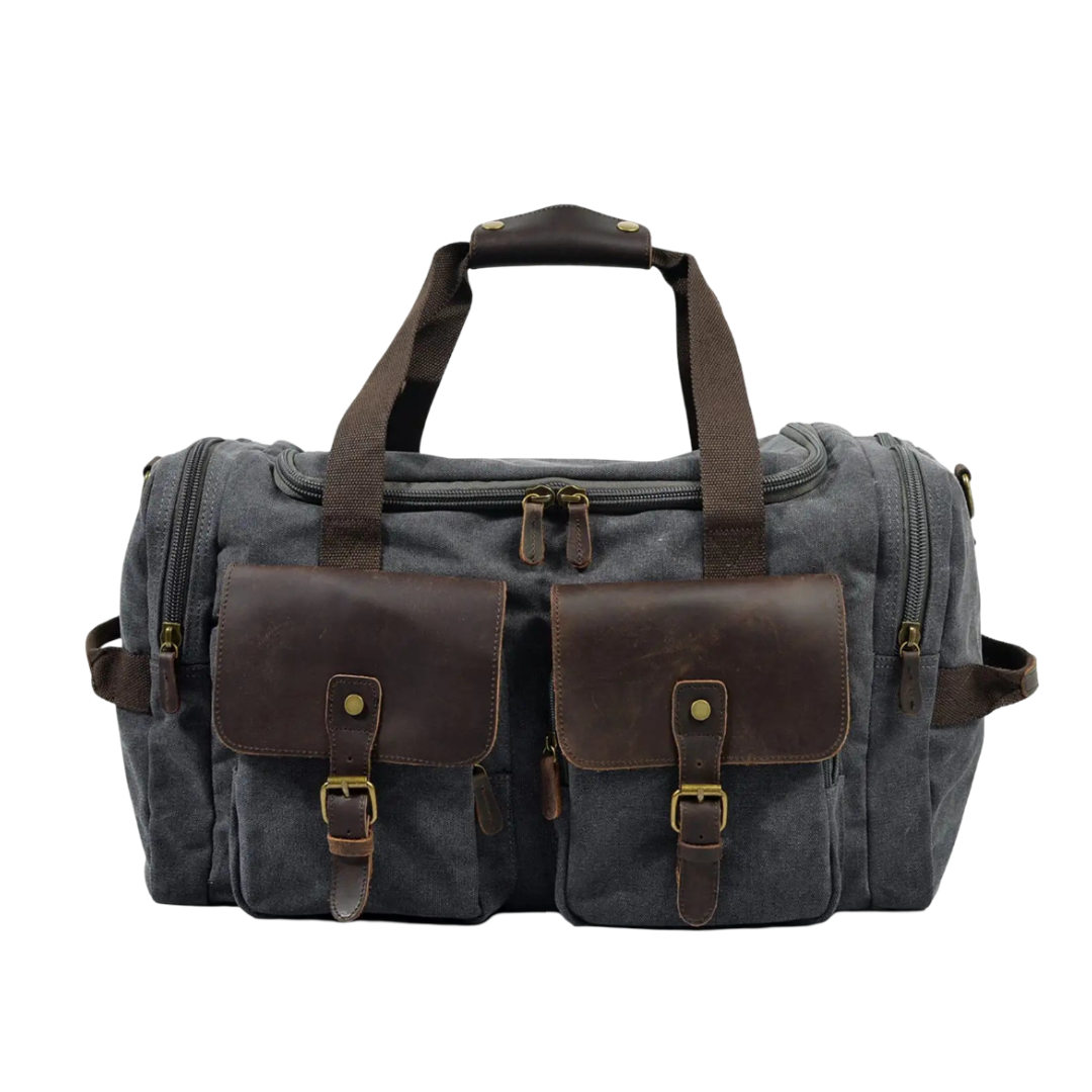 Harlan | Vintage Toile Weekend Duffle Bag