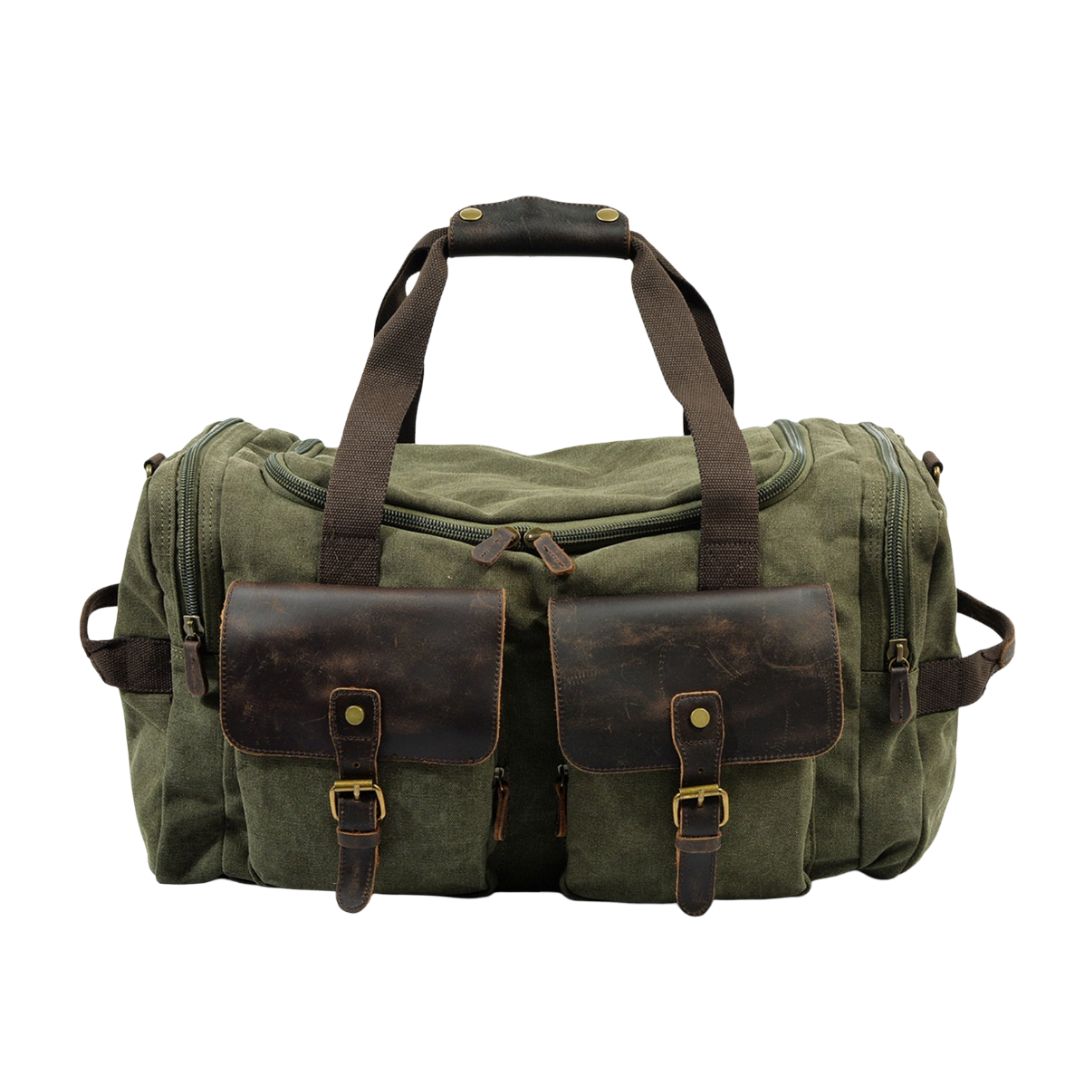 Harlan | Vintage Toile Weekend Duffle Bag