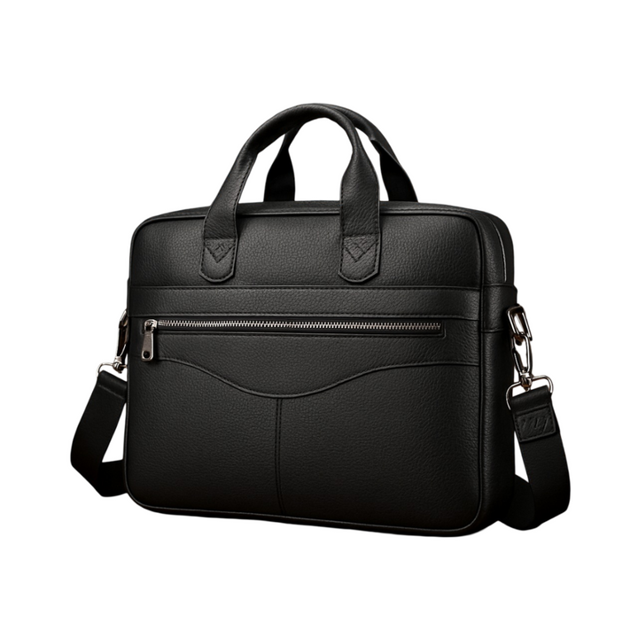 Anthony | modern leather document bag with detachable shoulder strap