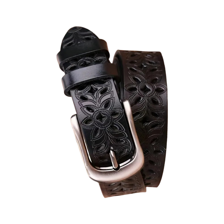 Ava | genuine leather narrow belt