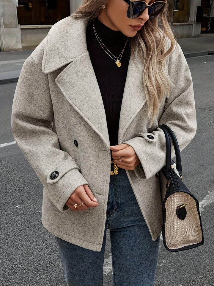 Elise | Stylish Double-Breasted Jacket with Button Details