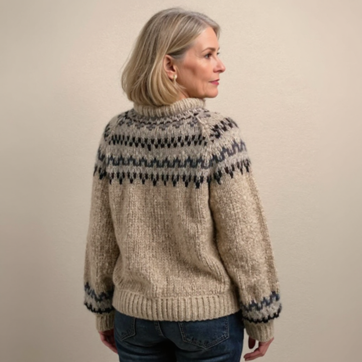 Chloe & Rose  – Classic Icelandic Wool Sweater