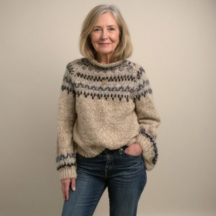 Chloe & Rose  – Classic Icelandic Wool Sweater