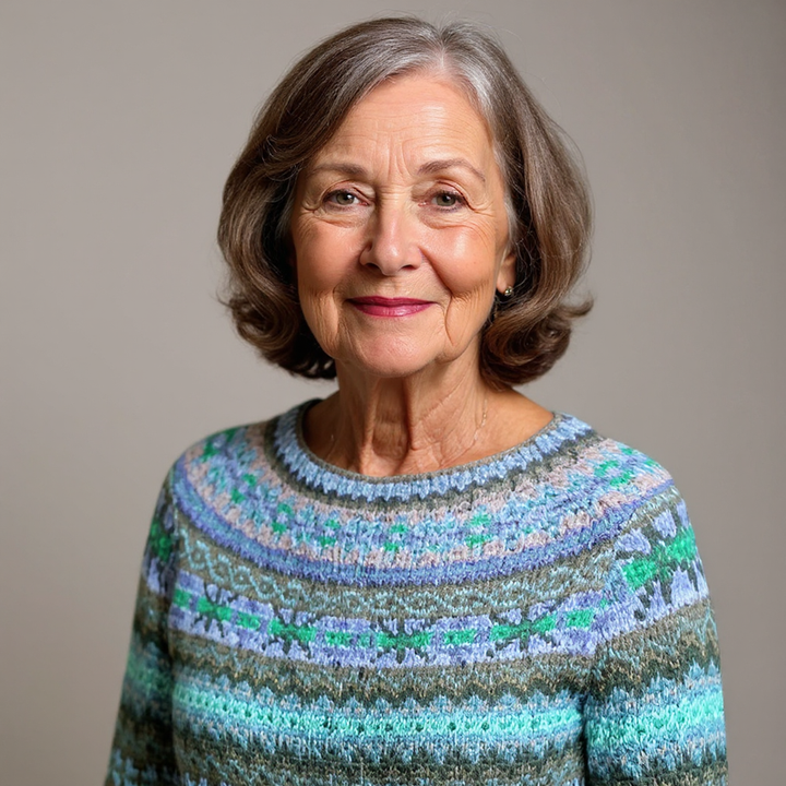 Chloe & Rose – Classic Icelandic Wool Knitted Sweater