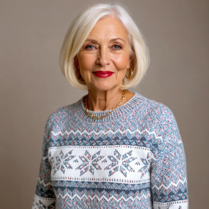 Chloe & Rose  – Classic Icelandic Wool Sweater