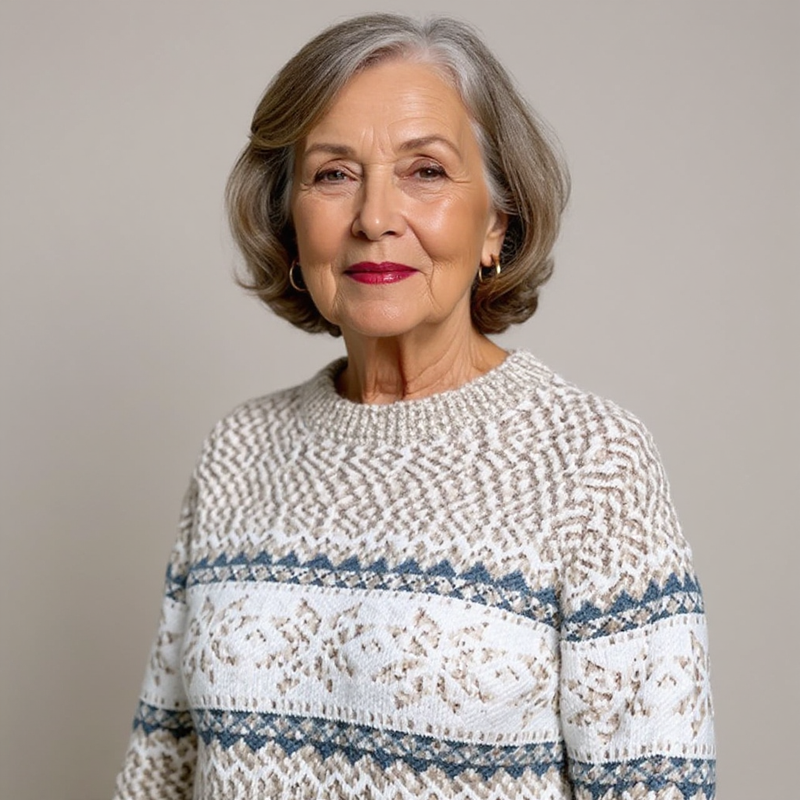 Chloe & Rose  – Classic Icelandic Wool Sweater